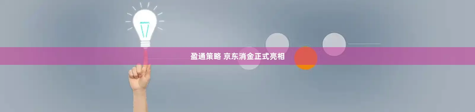 盈通策略 京东消金正式亮相