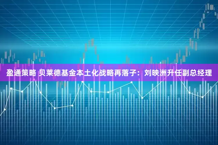 盈通策略 贝莱德基金本土化战略再落子：刘映洲升任副总经理