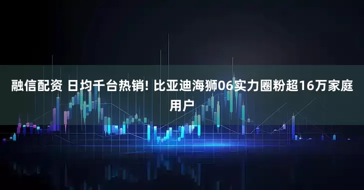 融信配资 日均千台热销! 比亚迪海狮06实力圈粉超16万家庭用户